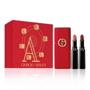 Georgio Armani- 3 pc Limited Edition Power Holiday Lipstick Set